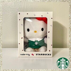 ✨🎀 NIB/NWT 2025 Starbucks x Hello Kitty Plush